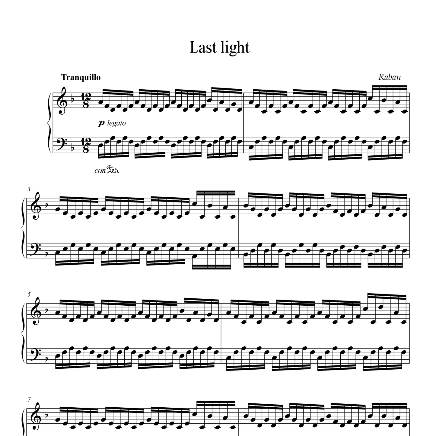 Les Fantasmes - Sheet Music