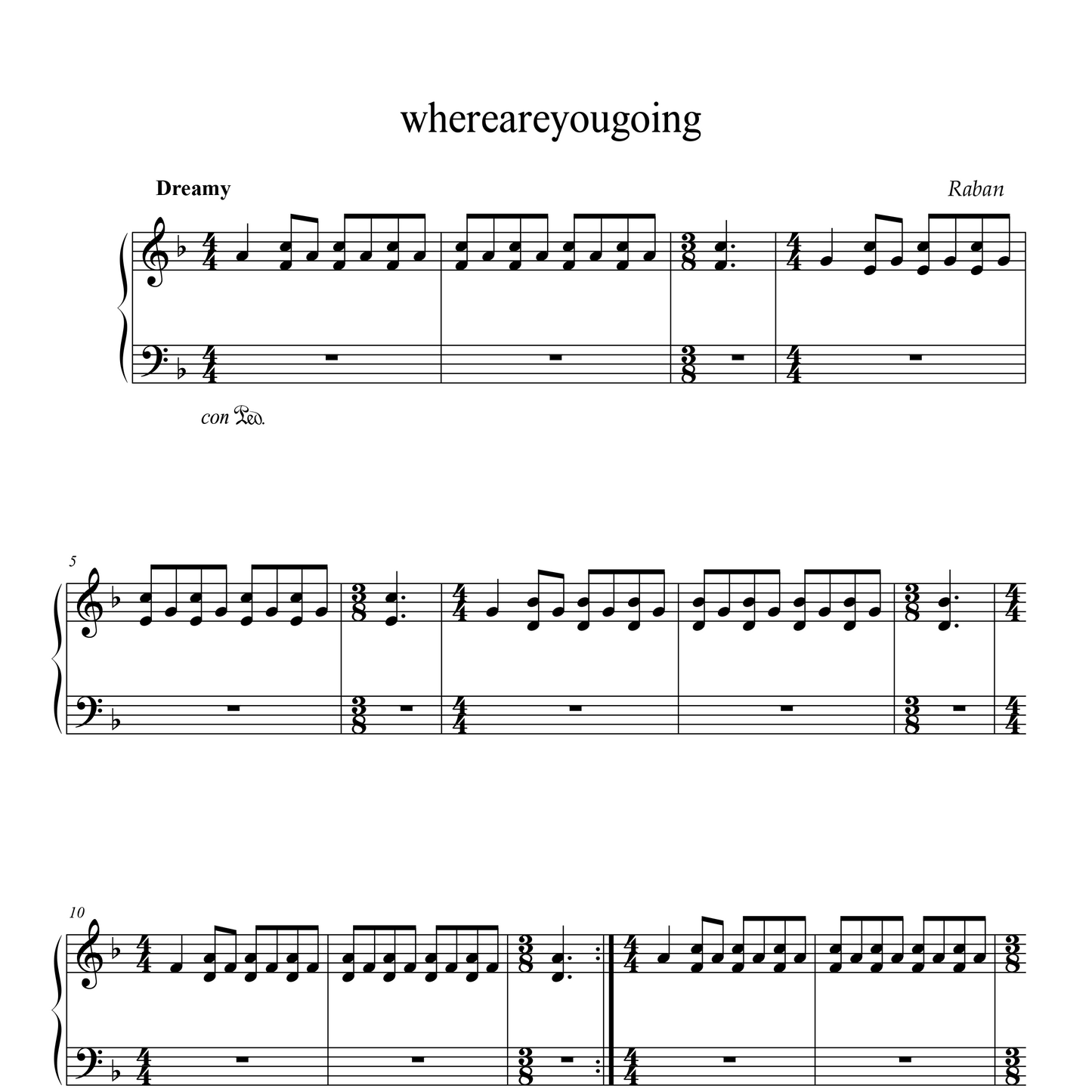 heartfelt - Sheet Music